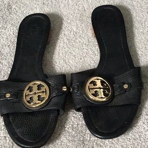 Tory Burch black slides